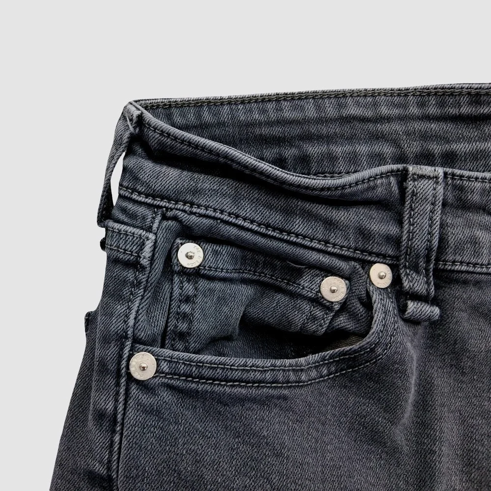 Rag & Bone Skinny Jeans Womens 26 Gray Minna High Rise Stretch Ankle Zip Denim_3